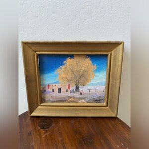 Vintage L.M. SHINN ORIGINAL OIL PAINTINGS SOUTHWESTERN ART BOSQUE NM